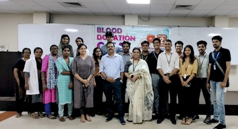 BLOOD DONATION CAMP - SCMS Cochin School of Business