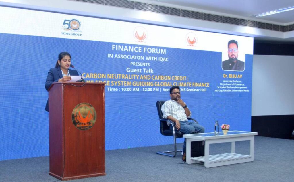 Finance Forum Hosts First Guest Talk on Carbon Neutrality & Climate Finance