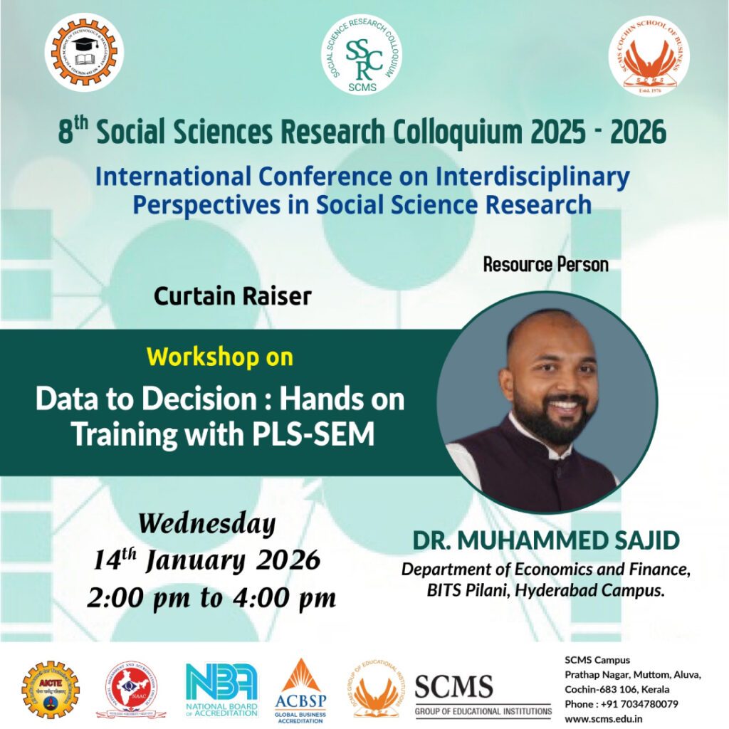 Workshop on Data to Decision: Hands-on Training with PLS-SEM