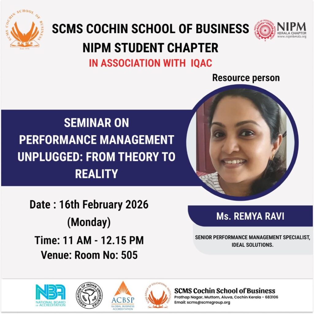 NIPM Student Chapter of SCMS Cochin School of Business