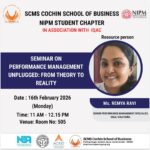 NIPM Student Chapter of SCMS Cochin School of Business